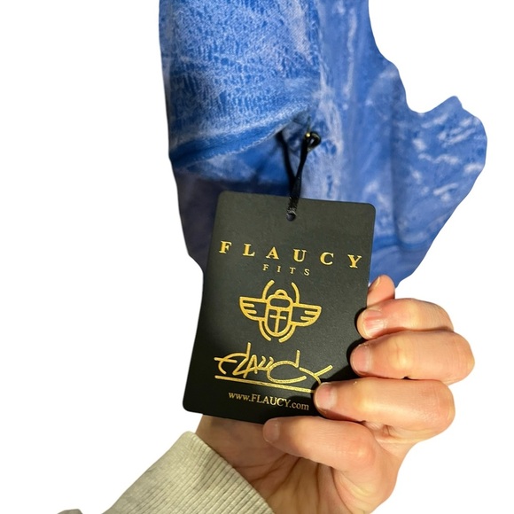 CHAMPION X FLAUCY Blue HOODIE - Picture 5 of 5